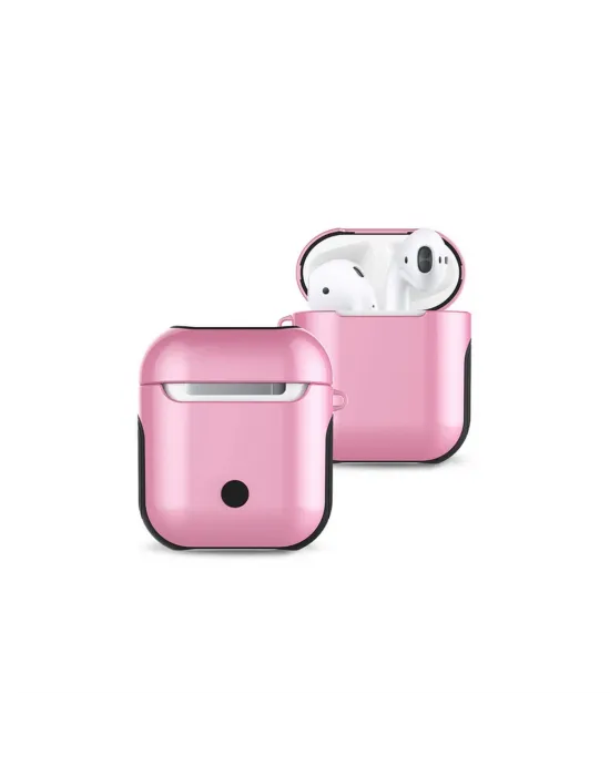 Apple Airpods 2 (2.nesil) 3in1 Kılıf - Pembe