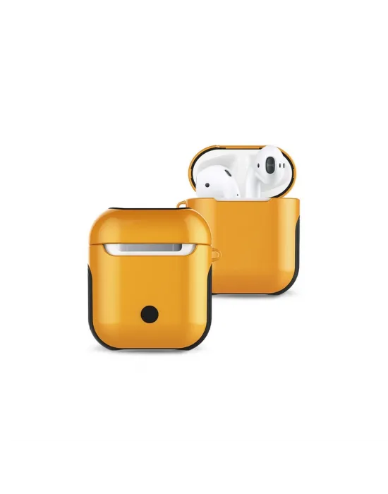 Apple Airpods 2 (2.nesil) 3in1 Kılıf - Sarı