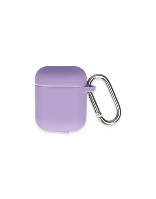 Apple Airpods 2 (2.nesil) Hang Kılıf - Lila