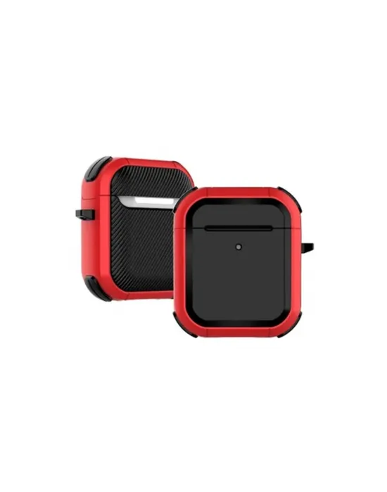 Apple Airpods 2 (2.nesil) Tank Kılıf - Kırmızı