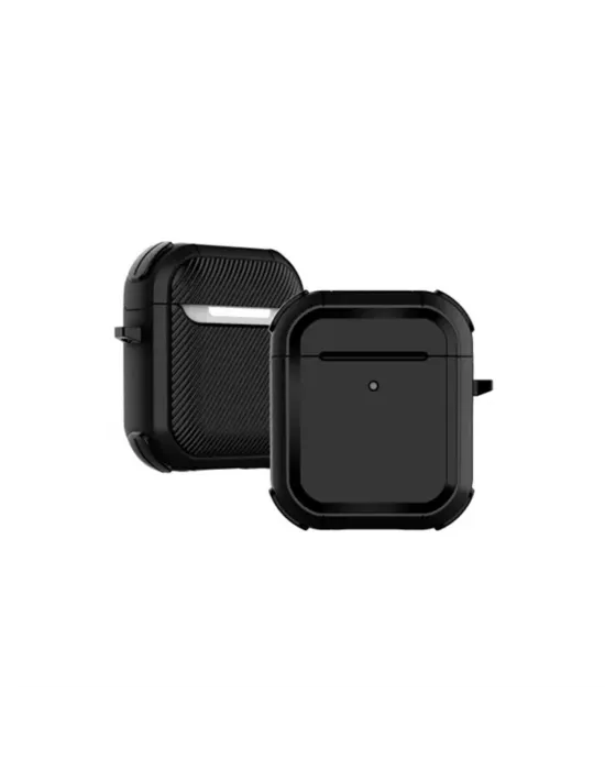 Apple Airpods 2 (2.nesil) Tank Kılıf - Siyah