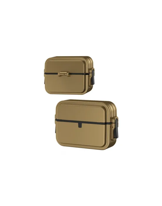 Apple Airpods 3 (3.nesil) 404 Kilitli Kılıf - Gold