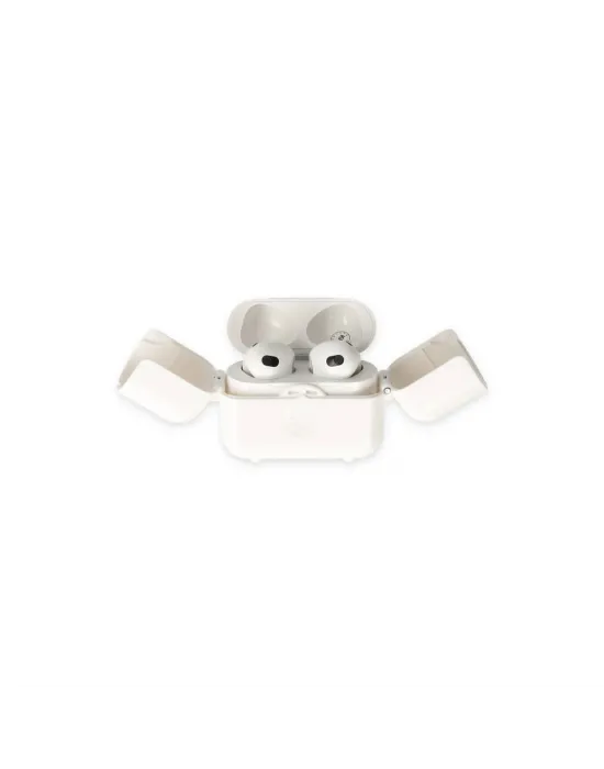 Apple Airpods 3 (3.nesil) Basmalı Kılıf - Beyaz