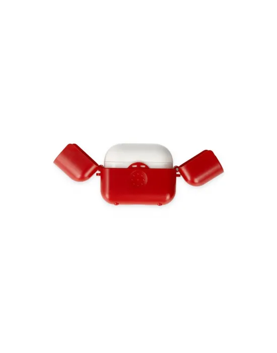 Apple Airpods 3 (3.nesil) Basmalı Kılıf - Kırmızı
