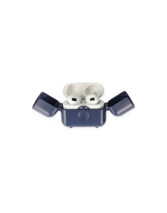 Apple Airpods 3 (3.nesil) Basmalı Kılıf - Lacivert