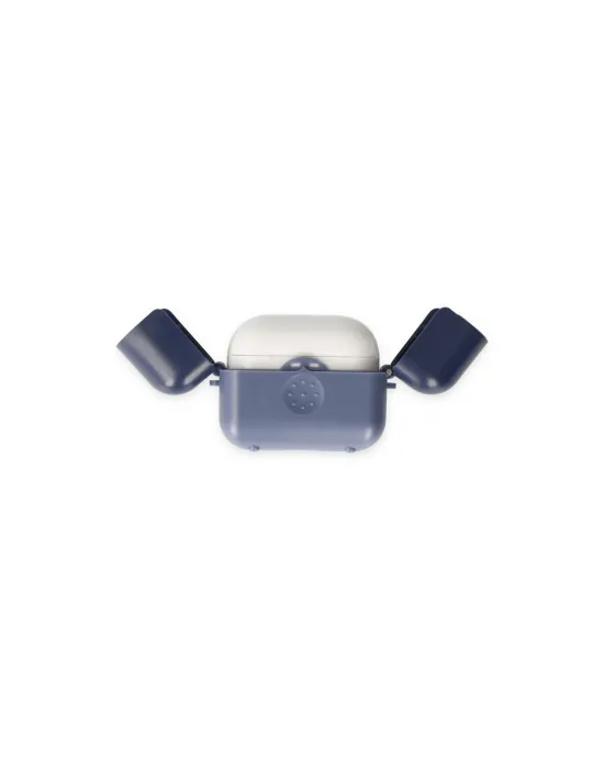 Apple Airpods 3 (3.nesil) Basmalı Kılıf - Mavi-lacivert