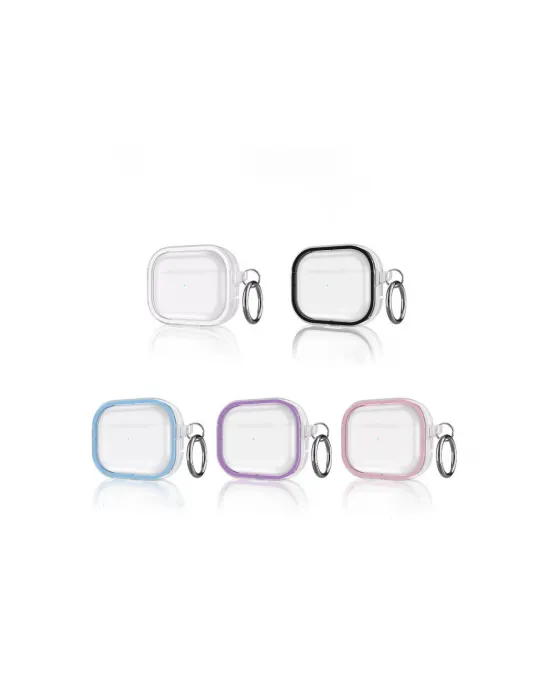 Apple Airpods Pro 2 (2.nesil) Shiny Şeffaf Kılıf - Sierra Blue