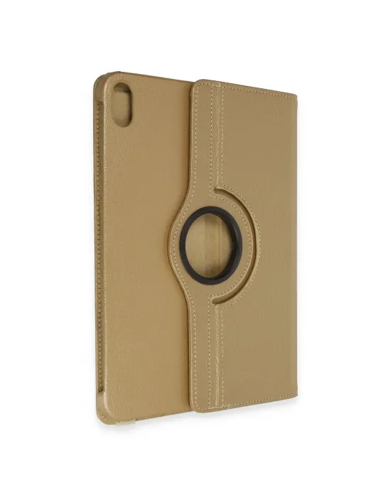Apple İpad 2022 10.9 (10.nesil) Kılıf 360 Tablet Deri Kılıf - Gold