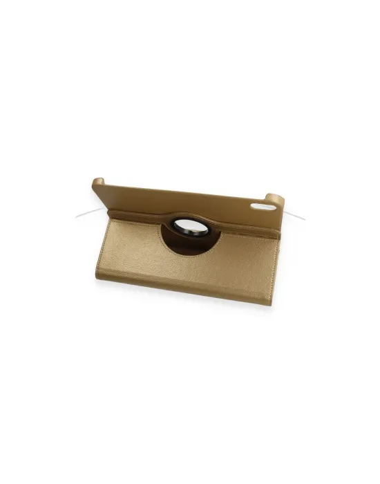 Apple İpad 2022 10.9 (10.nesil) Kılıf 360 Tablet Deri Kılıf - Gold