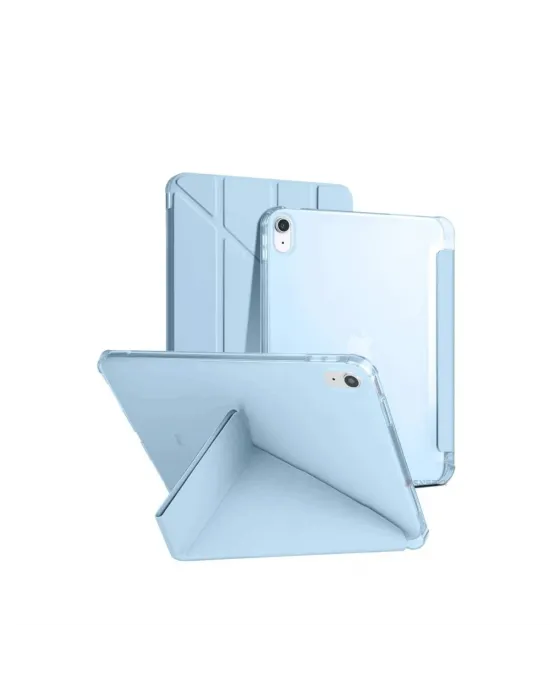 Apple İpad 2022 10.9 (10.nesil) Kılıf Kalemlikli Mars Tablet Kılıfı - Mavi