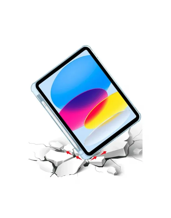Apple İpad 2022 10.9 (10.nesil) Kılıf Kalemlikli Mars Tablet Kılıfı - Mavi