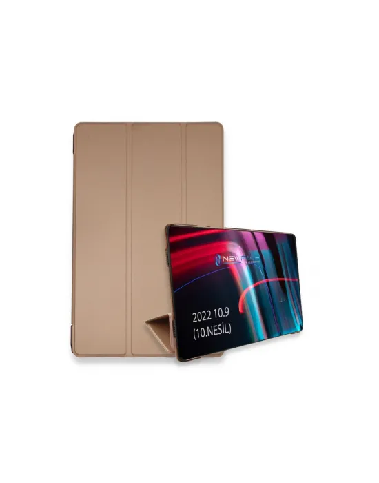 Apple İpad 2022 10.9 (10.nesil) Kılıf Tablet Smart Kılıf - Rose Gold