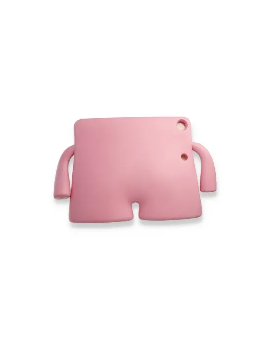 Apple İpad Pro 11 (2021) Kılıf Karakter Tablet Silikon - Açık Pembe
