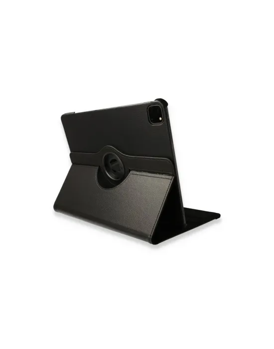 Apple İpad Pro 12.9 (2021) Kılıf 360 Tablet Deri Kılıf - Siyah