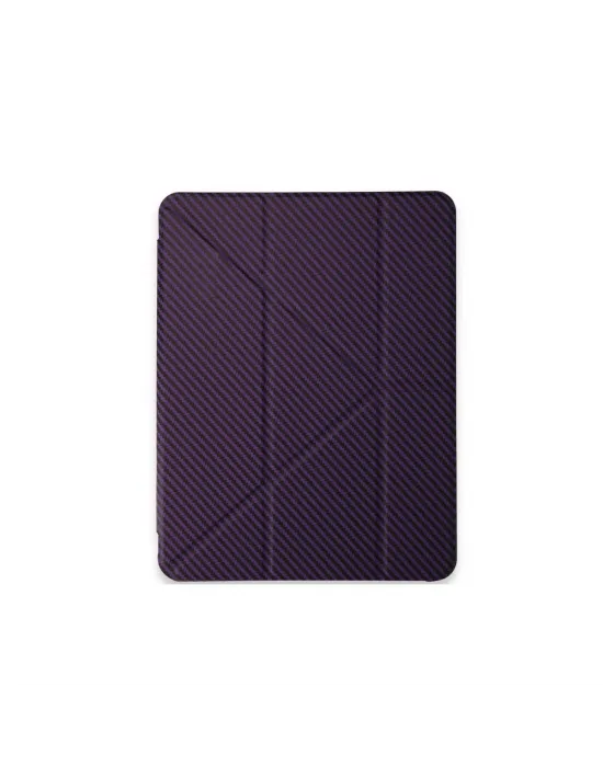Apple İpad Pro 13 (2024) Kılıf Color Karbon Tablet Kılıfı - Derin Mor