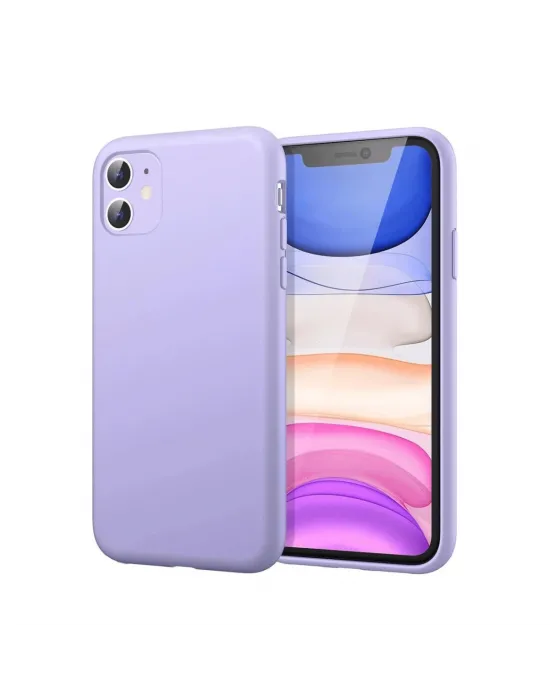 Apple İphone 11 Kılıf First Silikon - Lila