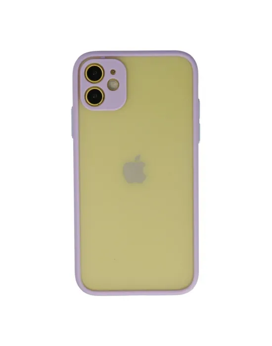 Apple İphone 11 Kılıf Montreal Silikon Kapak - Mor