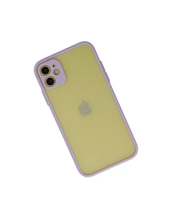 Apple İphone 11 Kılıf Montreal Silikon Kapak - Mor