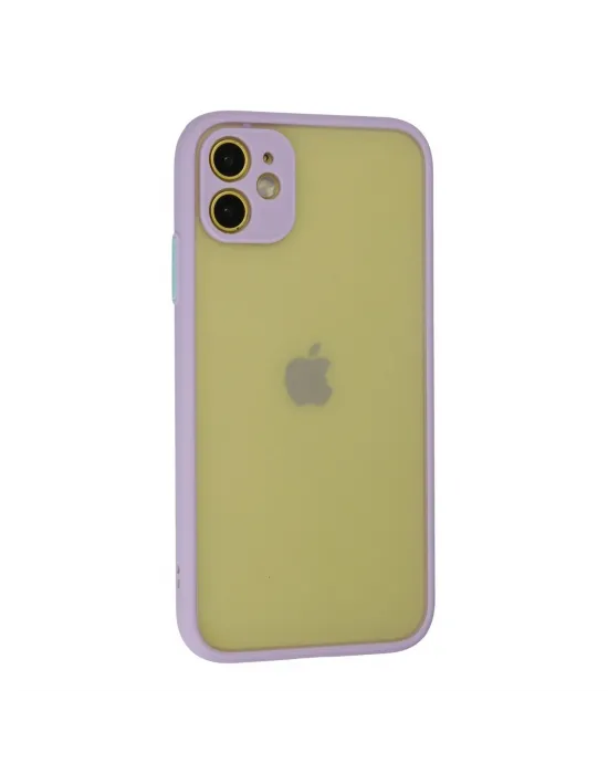 Apple İphone 11 Kılıf Montreal Silikon Kapak - Mor