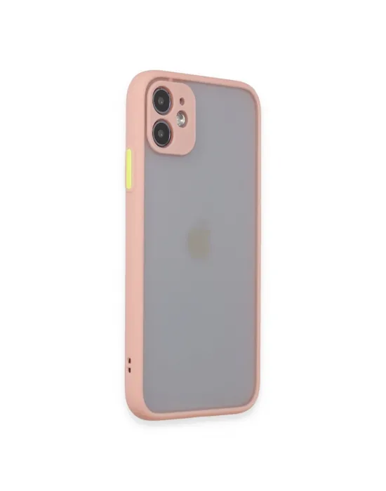 Apple İphone 11 Kılıf Montreal Silikon Kapak - Pembe