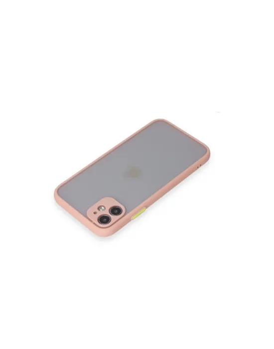 Apple İphone 11 Kılıf Montreal Silikon Kapak - Pembe