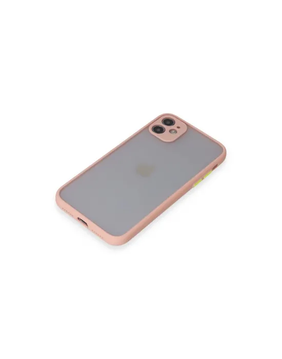 Apple İphone 11 Kılıf Montreal Silikon Kapak - Pembe