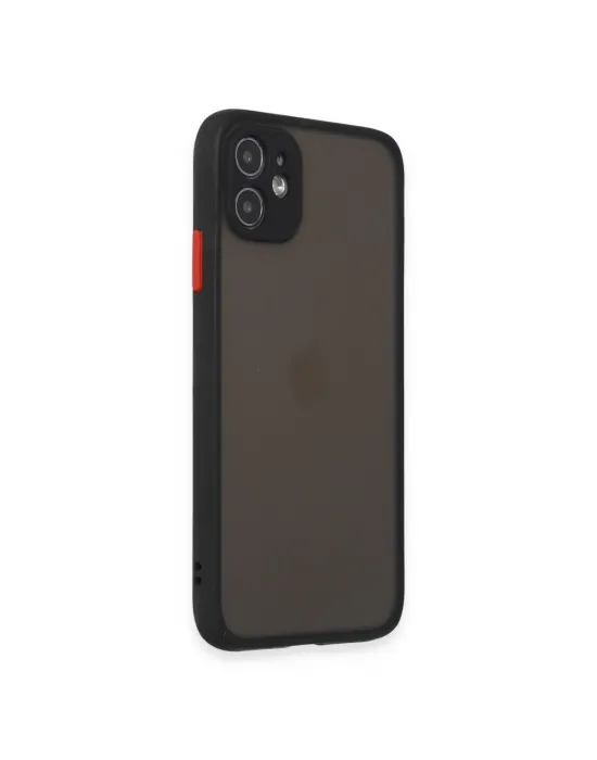 Apple İphone 11 Kılıf Montreal Silikon Kapak - Siyah