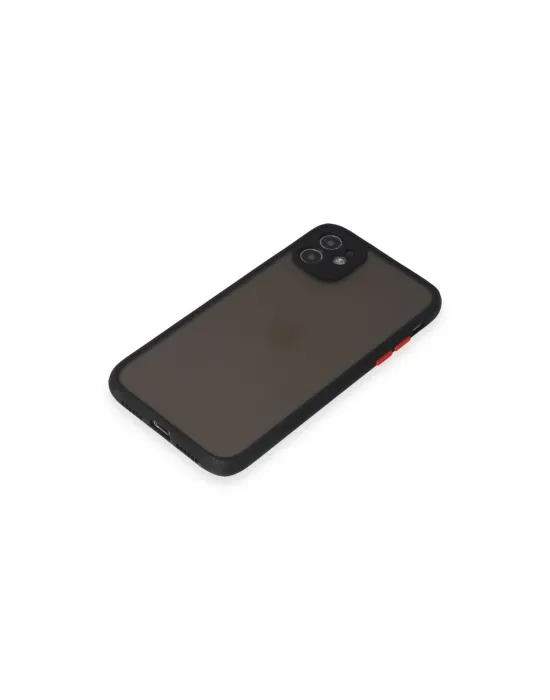 Apple İphone 11 Kılıf Montreal Silikon Kapak - Siyah