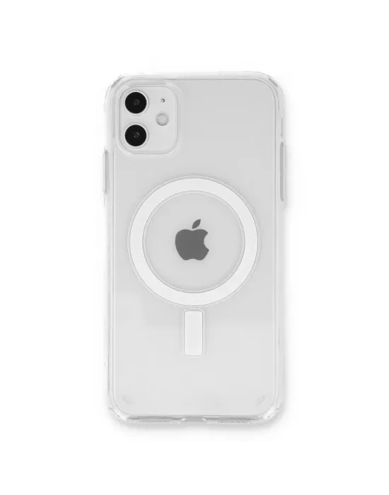 Apple İphone 11 Kılıf Pc Real Magsafe Kapak - Şeffaf