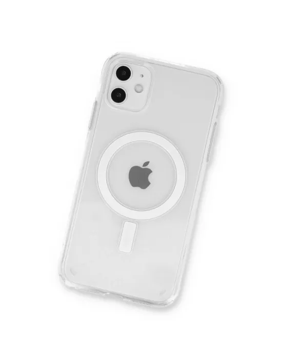 Apple İphone 11 Kılıf Pc Real Magsafe Kapak - Şeffaf