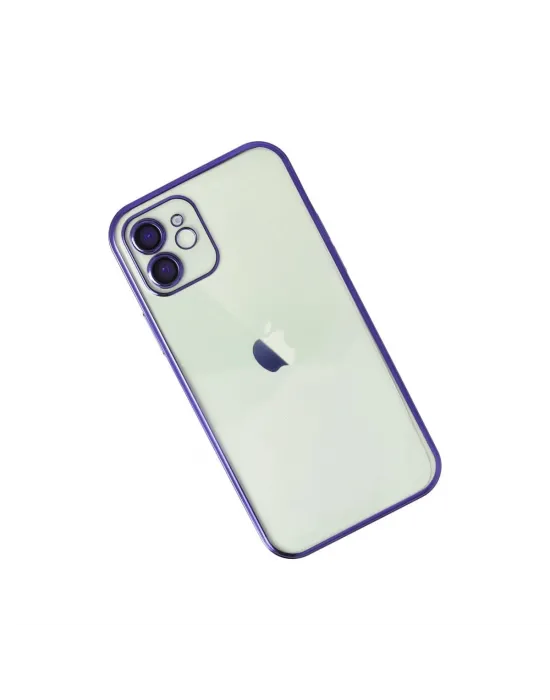 Apple İphone 11 Kılıf Razer Lensli Silikon - Mor