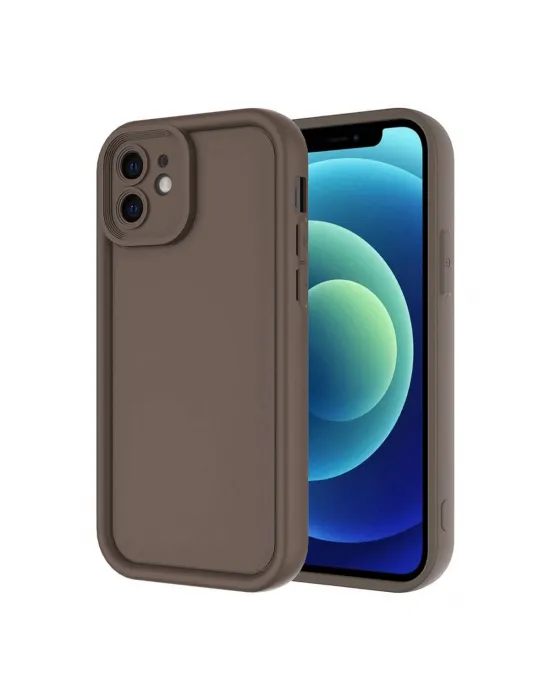 Apple İphone 11 Kılıf Viera Silikon - Kahverengi
