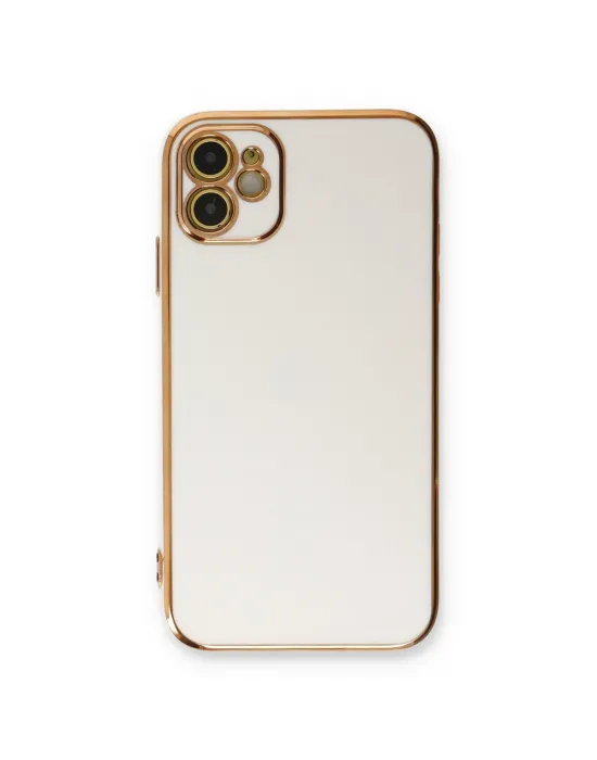Apple İphone 11 Kılıf Volet Silikon - Beyaz