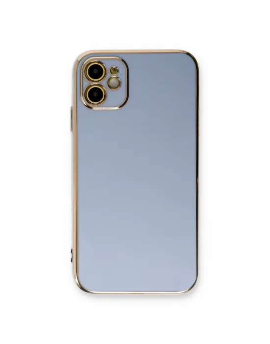 Apple İphone 11 Kılıf Volet Silikon - Mavi