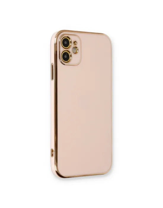 Apple İphone 11 Kılıf Volet Silikon - Pembe