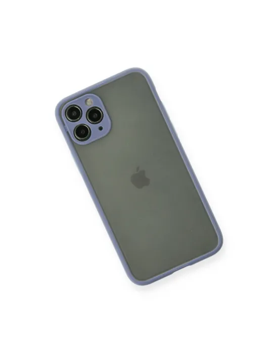 Apple İphone 11 Pro Kılıf Montreal Silikon Kapak - Gri