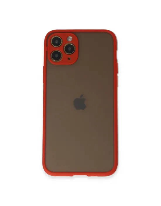 Apple İphone 11 Pro Kılıf Montreal Silikon Kapak - Kırmızı