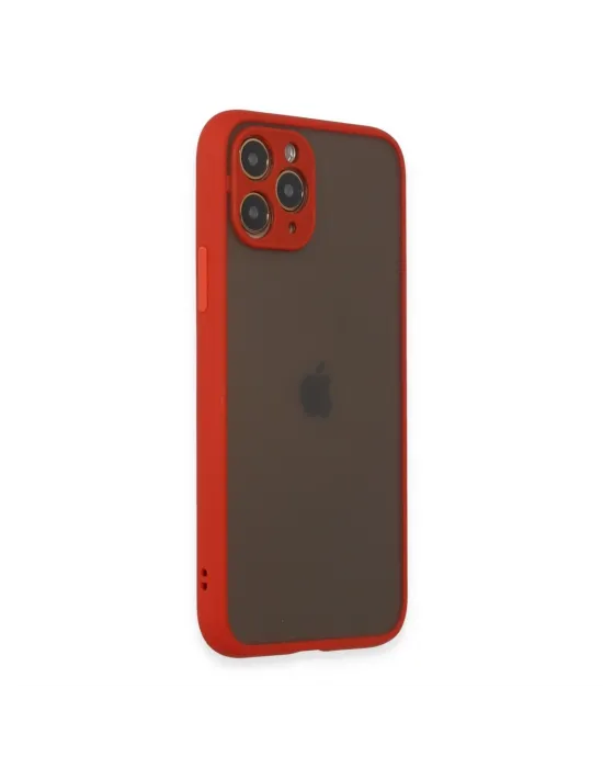 Apple İphone 11 Pro Kılıf Montreal Silikon Kapak - Kırmızı