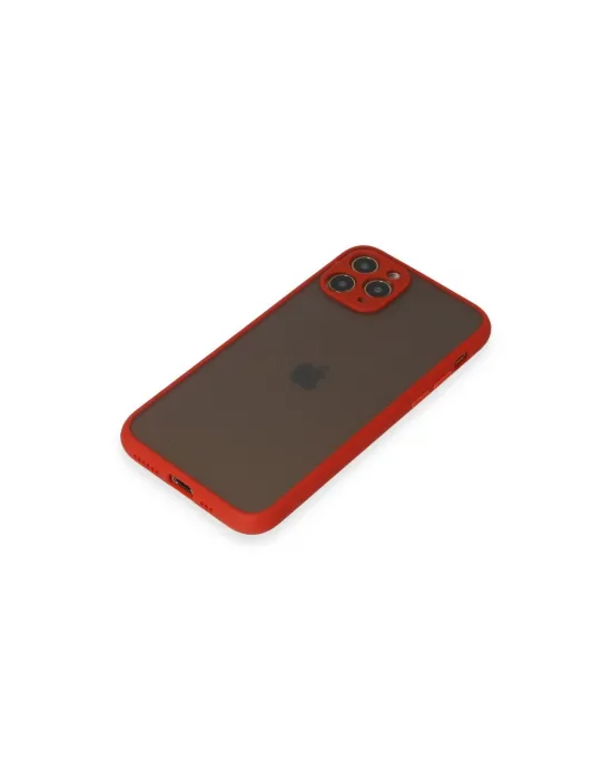 Apple İphone 11 Pro Kılıf Montreal Silikon Kapak - Kırmızı