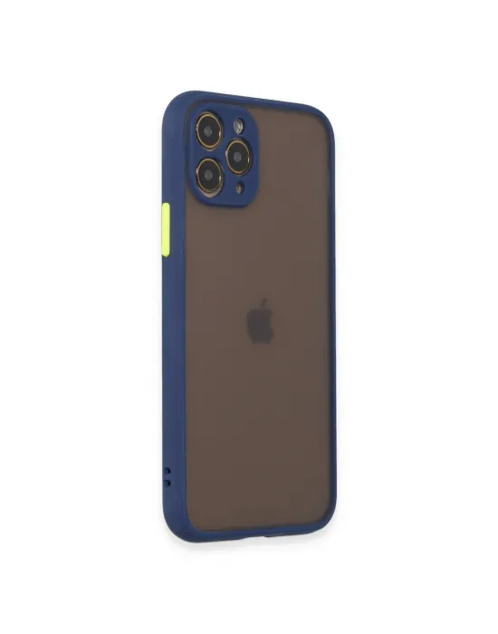 Apple İphone 11 Pro Kılıf Montreal Silikon Kapak - Lacivert