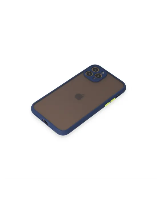 Apple İphone 11 Pro Kılıf Montreal Silikon Kapak - Lacivert