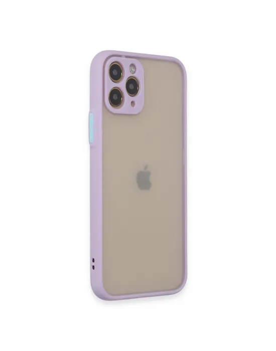 Apple İphone 11 Pro Kılıf Montreal Silikon Kapak - Mor