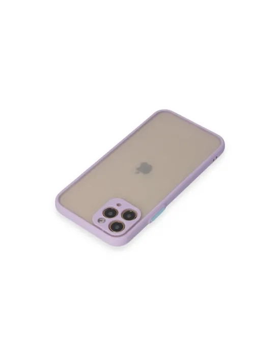 Apple İphone 11 Pro Kılıf Montreal Silikon Kapak - Mor