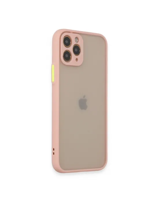 Apple İphone 11 Pro Kılıf Montreal Silikon Kapak - Pembe