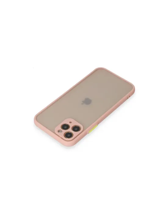 Apple İphone 11 Pro Kılıf Montreal Silikon Kapak - Pembe