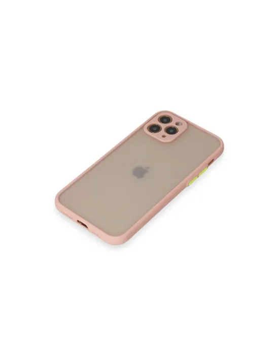 Apple İphone 11 Pro Kılıf Montreal Silikon Kapak - Pembe