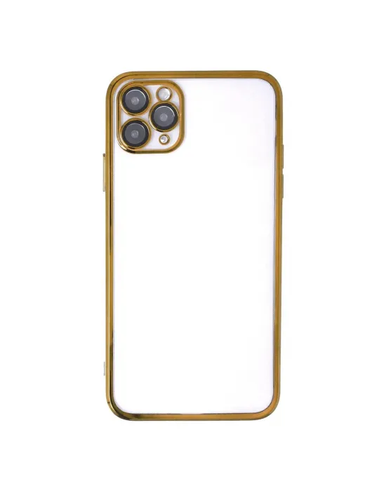 Apple İphone 11 Pro Kılıf Razer Lensli Silikon - Gold