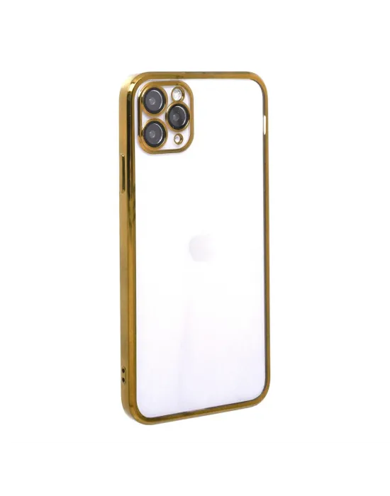 Apple İphone 11 Pro Kılıf Razer Lensli Silikon - Gold