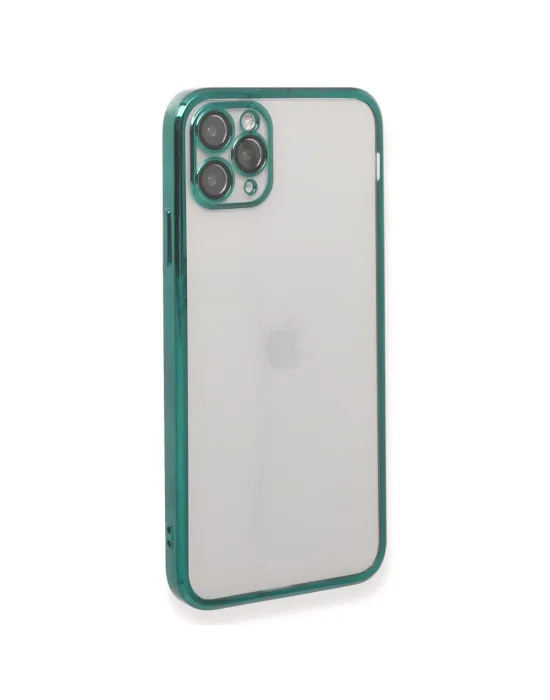 Apple İphone 11 Pro Kılıf Razer Lensli Silikon - Yeşil