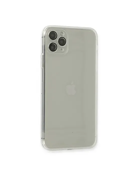 Apple İphone 11 Pro Max Kılıf Fly Lens Silikon - Şeffaf